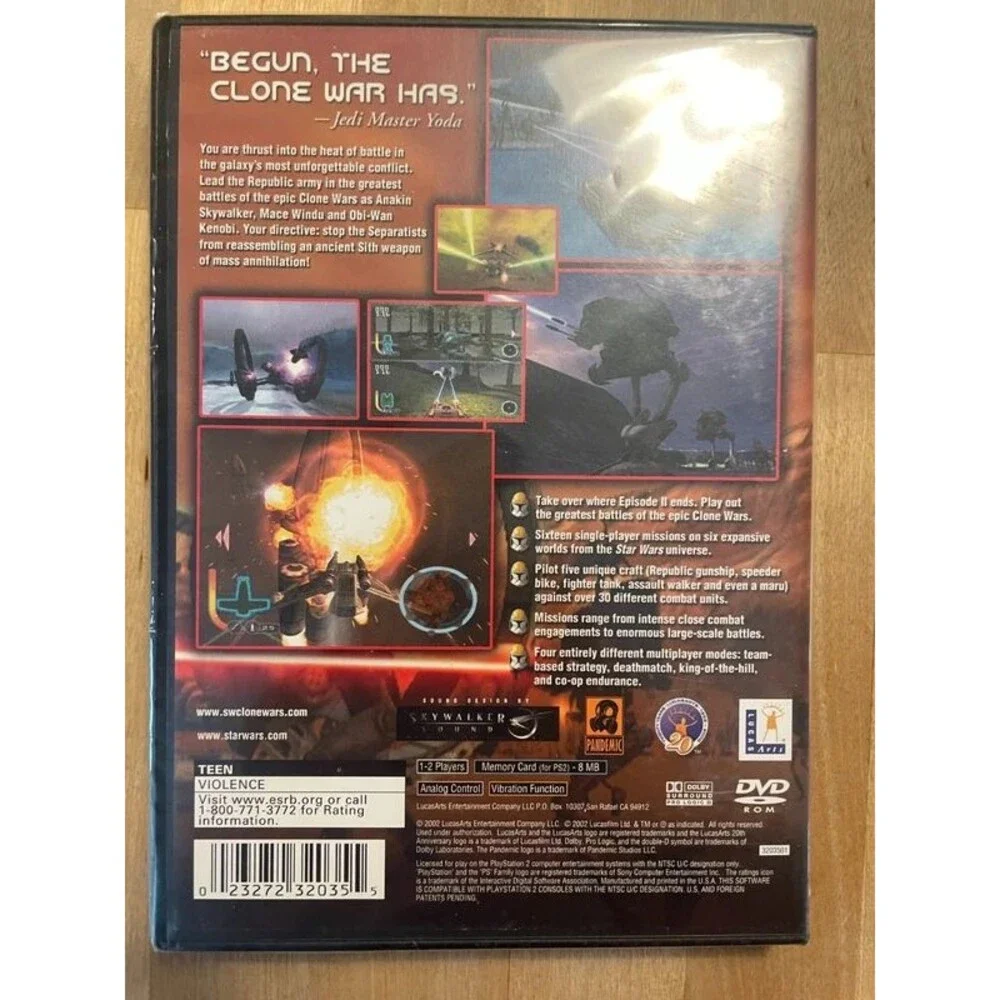 MINT Sealed Star Wars: The Clone Wars Playstation 2 PS2 Brand New
